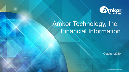 Thumbnail Amkor Technology
 Quarterly Report 2020-q3