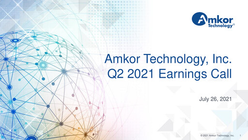 Vorschaubild Amkor Technology
 Quartalsbericht 2021-q2