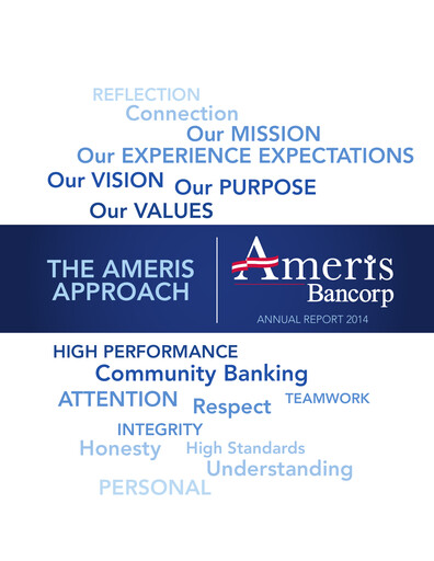 Thumbnail Ameris Bancorp
 Annual Report 2014