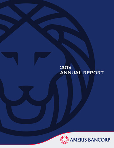 Thumbnail Ameris Bancorp
 Annual Report 2019