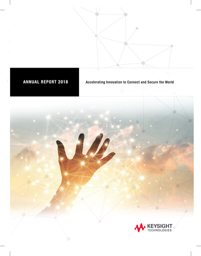 Thumbnail Keysight Annual Report 2018