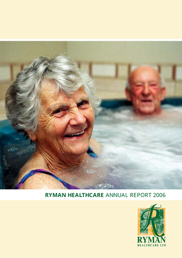 Thumbnail Ryman Healthcare Annual Report 2006