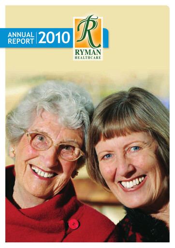 Thumbnail Ryman Healthcare Annual Report 2010