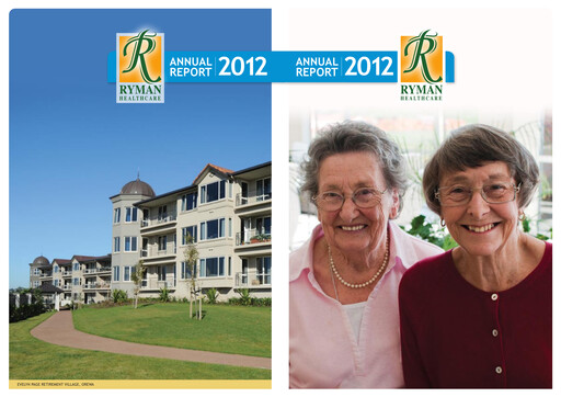 Thumbnail Ryman Healthcare Annual Report 2012