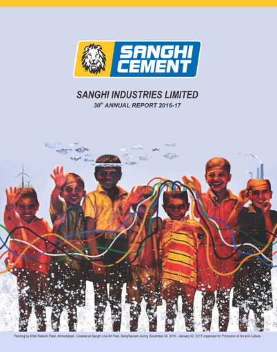 Thumbnail Sanghi Industries
 Annual Report 2016-2017