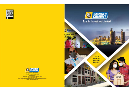 Thumbnail Sanghi Industries
 Annual Report 2020-2021