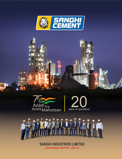 Thumbnail Sanghi Industries
 Annual Report 2021-2022