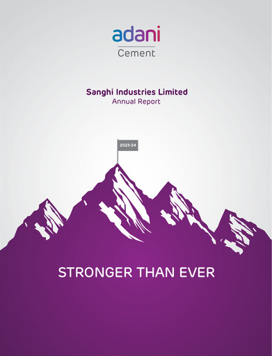 Thumbnail Sanghi Industries
 Annual Report 2023-2024