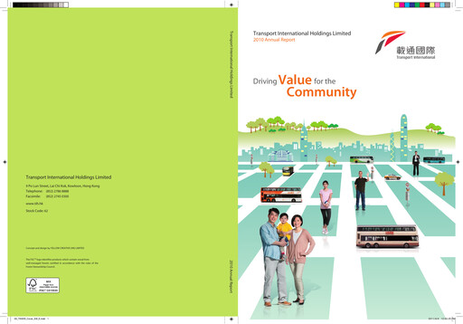 Thumbnail Transport International Holdings Annual Report 2010