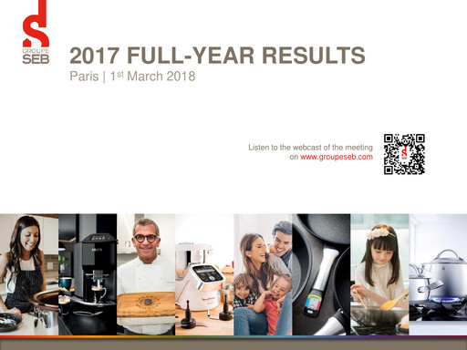 Miniature Groupe SEB Rapport financier 2017