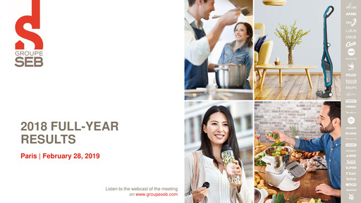 Miniature Groupe SEB Rapport financier 2018