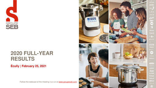 Miniature Groupe SEB Rapport financier 2020