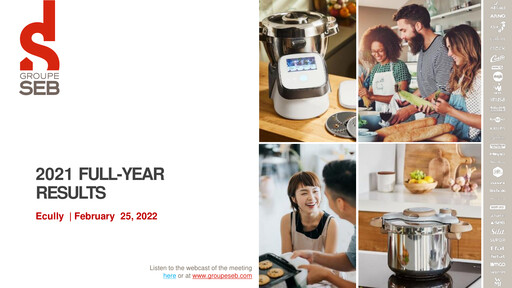 Miniature Groupe SEB Rapport financier 2021