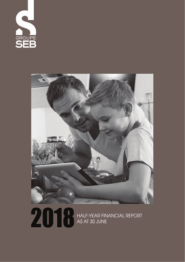 Miniature Groupe SEB Rapport semestriel 2018-h1