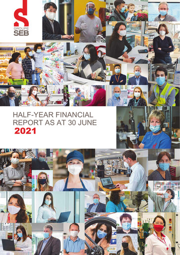 Miniature Groupe SEB Rapport semestriel 2021-h1