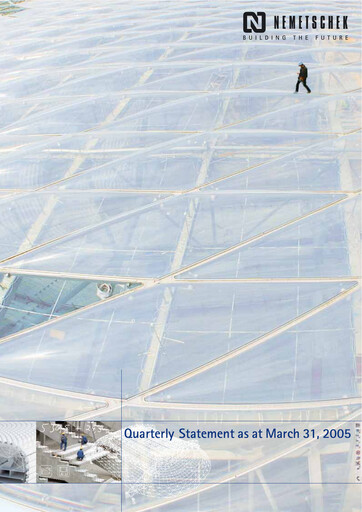 Thumbnail Nemetschek Quarterly Report 2005-q1