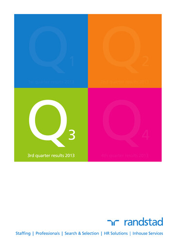 Thumbnail Randstad
 Quarterly Report 2013-q3