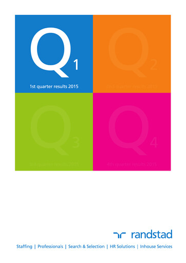 Thumbnail Randstad
 Quarterly Report 2015-q1
