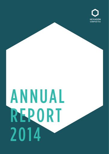 Thumbnail Hexagon Composites Annual Report 2014