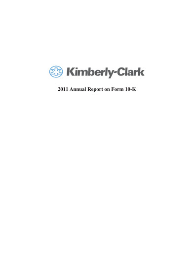Thumbnail Kimberly-Clark Annual Report 2011
