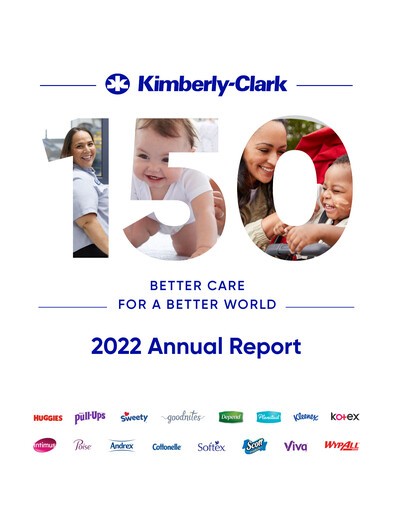 Miniature Kimberly-Clark Rapport annuel 2022