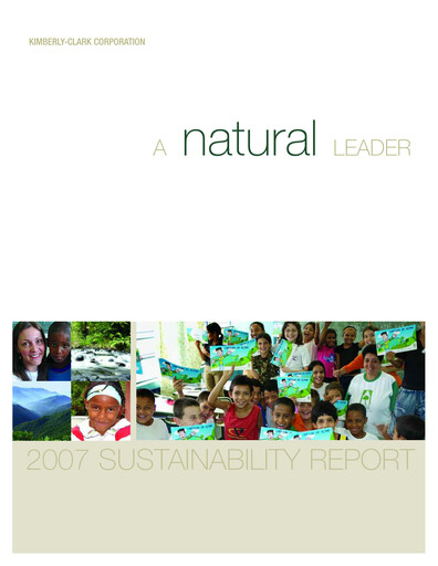 Thumbnail Kimberly-Clark Sustainability Report 2007