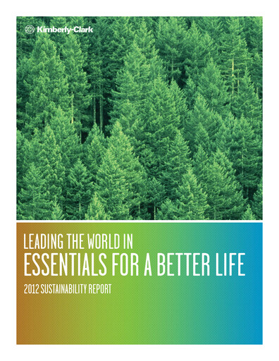 Thumbnail Kimberly-Clark Sustainability Report 2012
