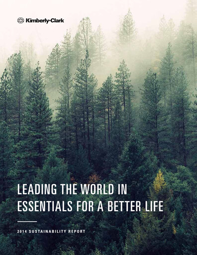 Thumbnail Kimberly-Clark Sustainability Report 2014