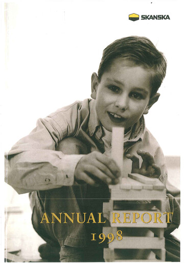 Thumbnail Skanska Annual Report 1998