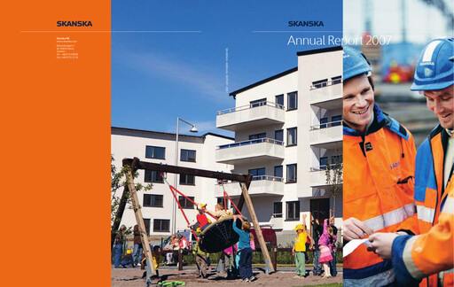 Thumbnail Skanska Annual Report 2007