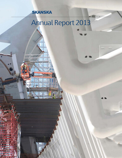 Thumbnail Skanska Annual Report 2013