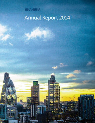 Thumbnail Skanska Annual Report 2014