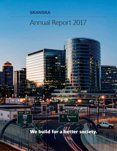 Thumbnail Skanska Annual Report 2017
