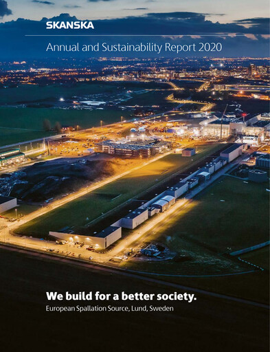 Thumbnail Skanska Annual Report 2020