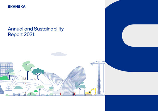 Thumbnail Skanska Annual Report 2021