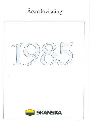 Thumbnail Skanska Annual Report 1985