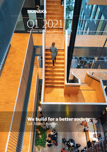 Thumbnail Skanska Quarterly Report 2021-q1