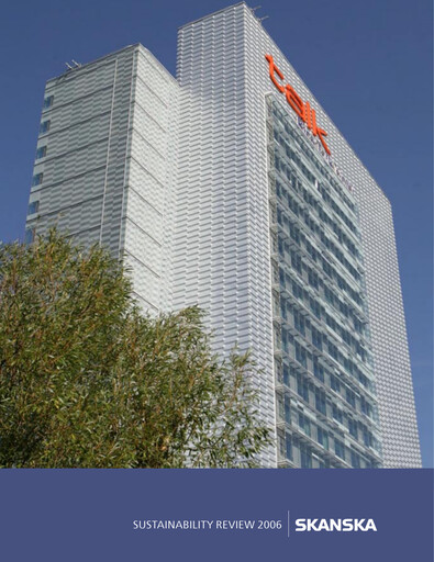 Thumbnail Skanska Sustainability Report 2006