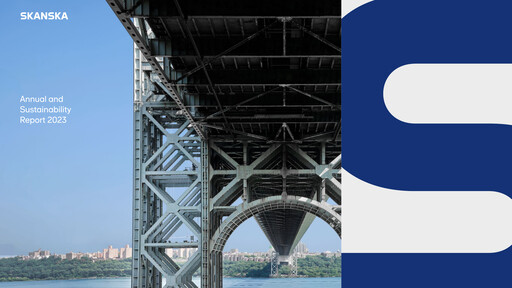 Thumbnail Skanska Sustainability Report 2023