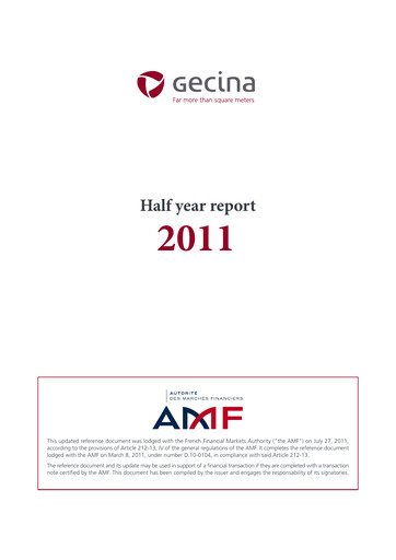 Thumbnail Gecina Half-year Report 2011-h1