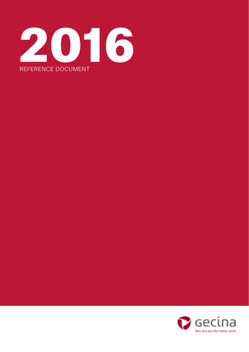 Thumbnail Gecina Universal Registration Document 2016