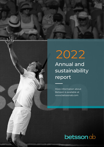 Thumbnail Betsson AB Annual Report 2022