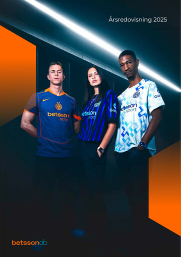 Thumbnail Betsson AB Annual Report 2025