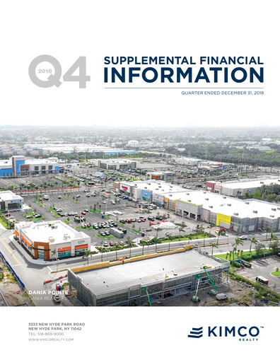 Thumbnail Kimco Realty
 Quarterly Report 2018-q4