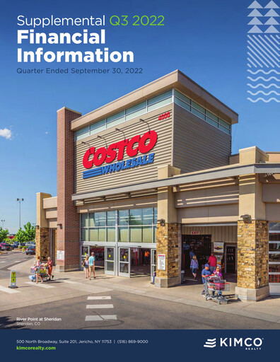 Thumbnail Kimco Realty
 Quarterly Report 2022-q3