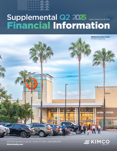 Thumbnail Kimco Realty
 Quarterly Report 2025-q2