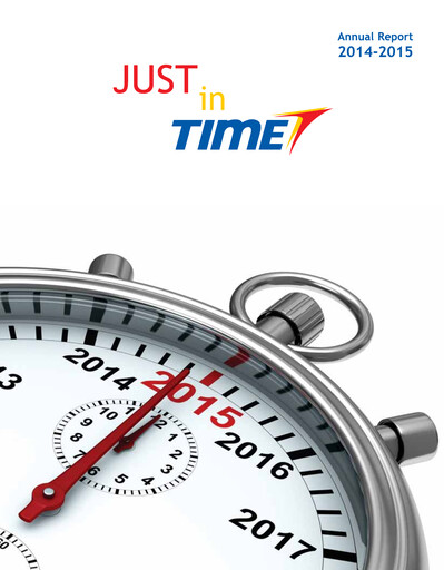 Thumbnail Time Technoplast Annual Report 2014-2015