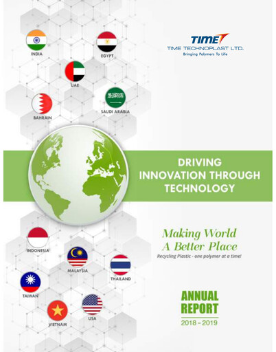 Thumbnail Time Technoplast Annual Report 2018-2019