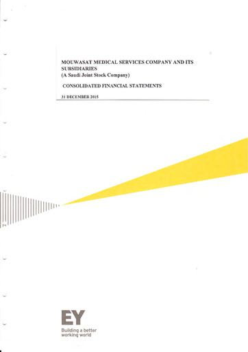 Thumbnail Mouwasat Medical Services Company Financial Statement 2015