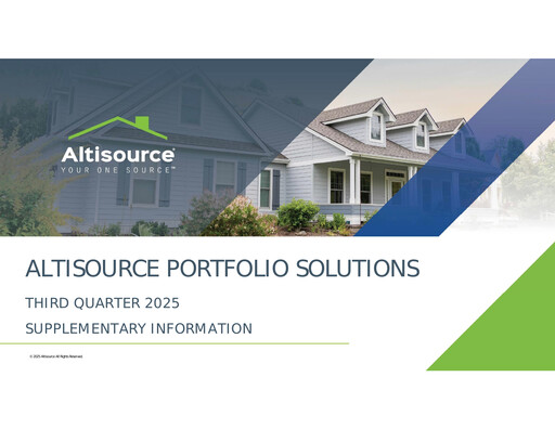 Miniature Altisource Portfolio
 Rapport trimestriel 2025-q3